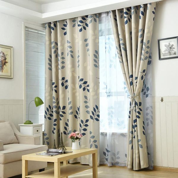 curtain & drapes pastoral leaf printed blackout curtains for living room polyester fabric blue and green window treatments elegant kitchen p
curtain & drapes pastoral leaf printed blackout curtains for living room polyester fabric blue and green window treatments elegant kitchen p