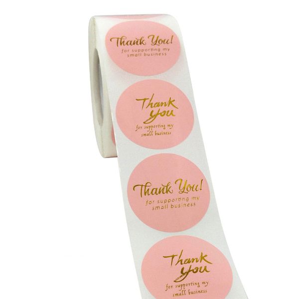 500pcs 1.5inch pink paper tag thank you business adhesive stickers gift bag decor baking envelope seal label
500pcs 1.5inch pink paper tag thank you business adhesive stickers gift bag decor baking envelope seal label