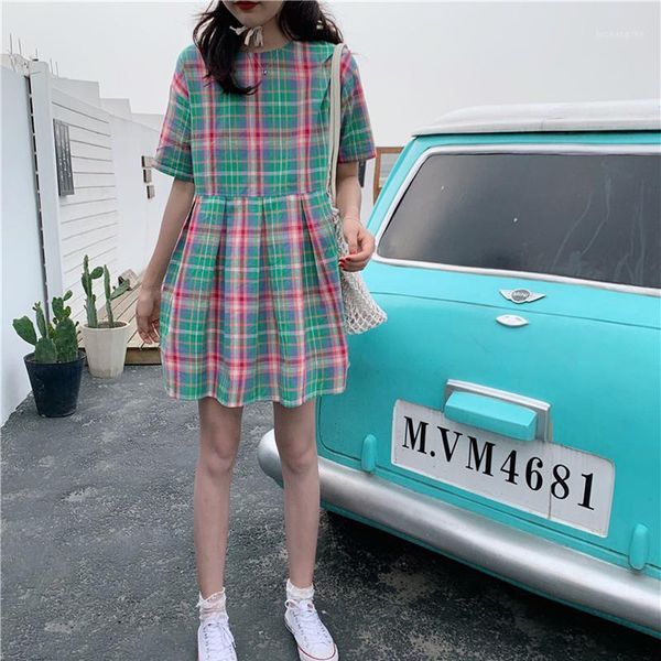 summer vintage plaid high waist dress shirt women's kawaii lovely dresses ins chic female sweet harajuku punk clothes for women1, Black;gray
summer vintage plaid high waist dress shirt women's kawaii lovely dresses ins chic female sweet harajuku punk clothes for women1, Black;gray