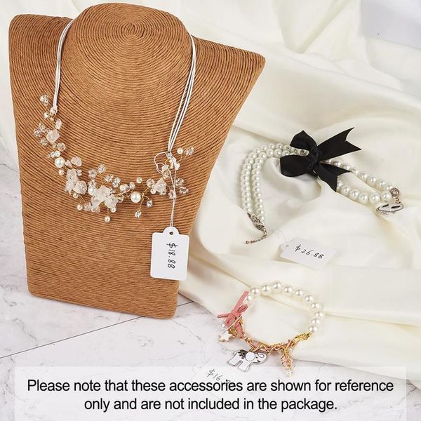 jewelry display paper price tags white with cotton cord 45x28mm, hole: 2mm; cotton cord: 18cm; 50 bbyiux
jewelry display paper price tags white with cotton cord 45x28mm, hole: 2mm; cotton cord: 18cm; 50 bbyiux