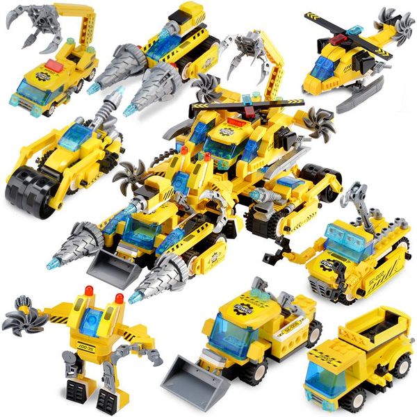 622pcs city deformation engineering construction chariot bricks brinquedos building blocks sets educational toys for children yxljxw
622pcs city deformation engineering construction chariot bricks brinquedos building blocks sets educational toys for children yxljxw