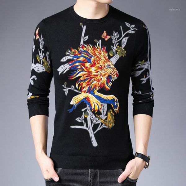 men round neck slim fit pull homme sueter para hombre party outfit animal and plant printed sweater erkek kazak knitted sweater1, White;black
men round neck slim fit pull homme sueter para hombre party outfit animal and plant printed sweater erkek kazak knitted sweater1, White;black