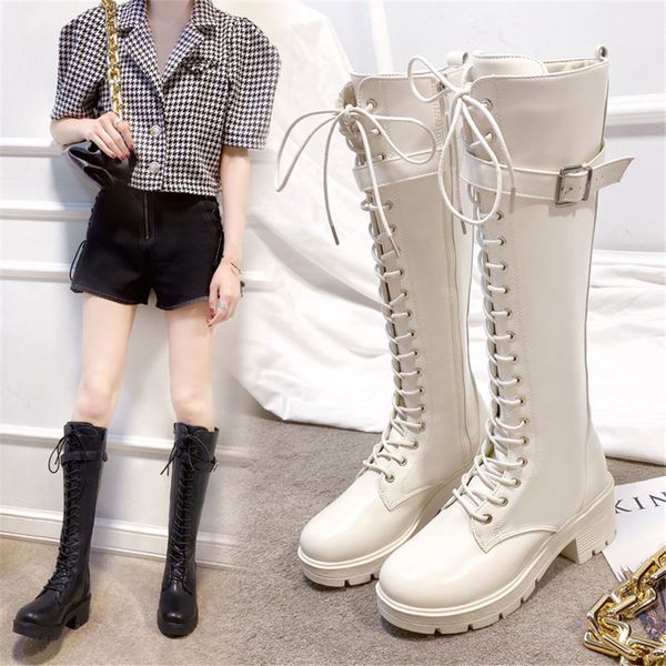 new 2021 women high knees fashionable women's lace up black leather shoes soft lady motorcycl boots 7b5x
new 2021 women high knees fashionable women's lace up black leather shoes soft lady motorcycl boots 7b5x