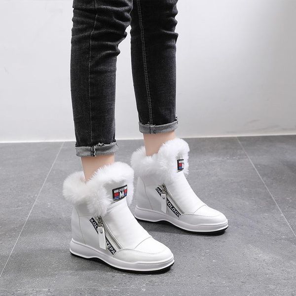 winter platform boots women sneakers shoes woman high casual shoes wedge zipper booties warm white botas mujer invierno, Black
winter platform boots women sneakers shoes woman high casual shoes wedge zipper booties warm white botas mujer invierno, Black