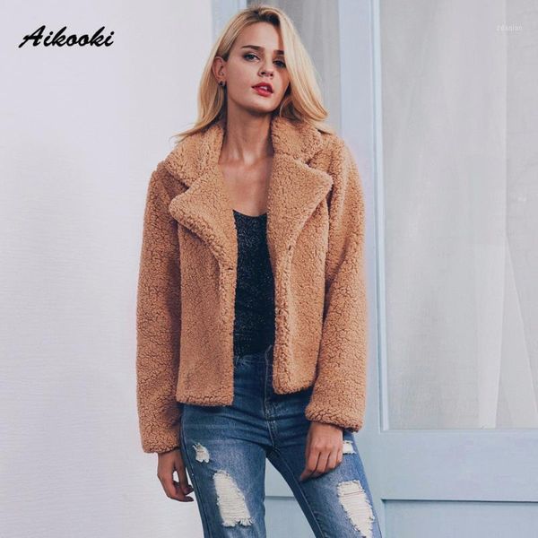 aikooki short outerwear winter female clothes warm parka thick curly faux fur women sleeve shaggy outerwear1, Black
aikooki short outerwear winter female clothes warm parka thick curly faux fur women sleeve shaggy outerwear1, Black