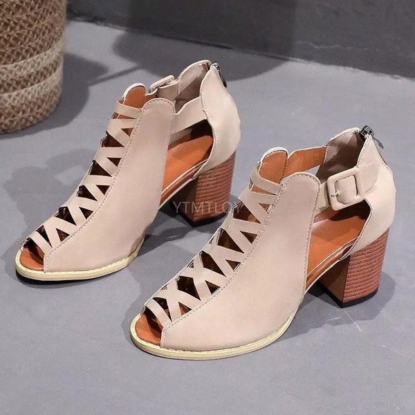 2021 Women Square Heel Sandals Peep Toe Hollow Out Chunky Gladiator With Strap Black Spring Summer Shoes Zip Sapatos Mulher #Ui76
2021 Women Square Heel Sandals Peep Toe Hollow Out Chunky Gladiator With Strap Black Spring Summer Shoes Zip Sapatos Mulher #Ui76