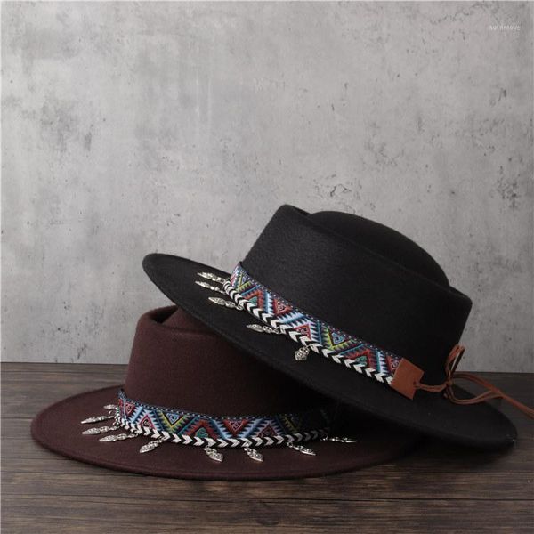 women wool fedora hat lady tassel pork pie hat flat bowler porkpie jazz size56-58cm1, Blue;gray
women wool fedora hat lady tassel pork pie hat flat bowler porkpie jazz size56-58cm1, Blue;gray