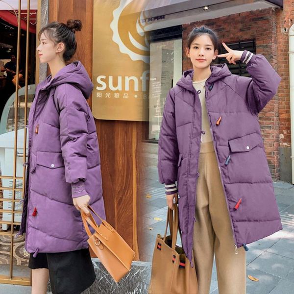 women's down & parkas hooded ladies coat long parka oversize winter jacket women mid-long buckle thick, Black
women's down & parkas hooded ladies coat long parka oversize winter jacket women mid-long buckle thick, Black