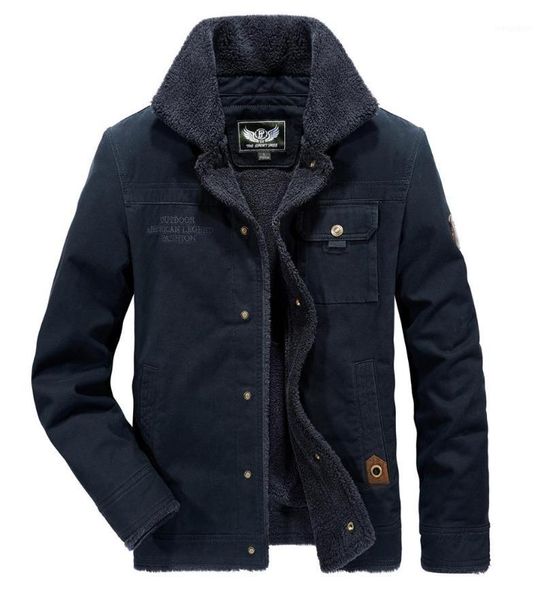 cross border for amazon brushed and thick coat men's loose-fit plus-sized lambs wool coat men's army1, Black;brown