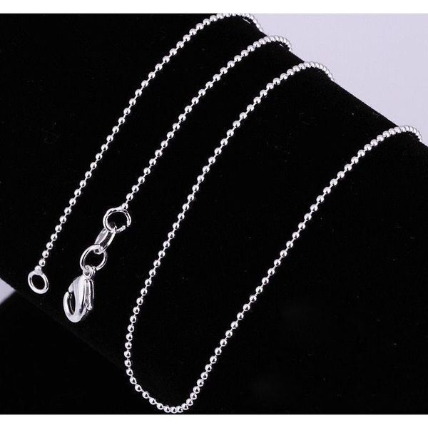 10pcs/lot 925 sterling silver ball bead chains necklace chains jewelry 16-30" huiyd
10pcs/lot 925 sterling silver ball bead chains necklace chains jewelry 16-30" huiyd