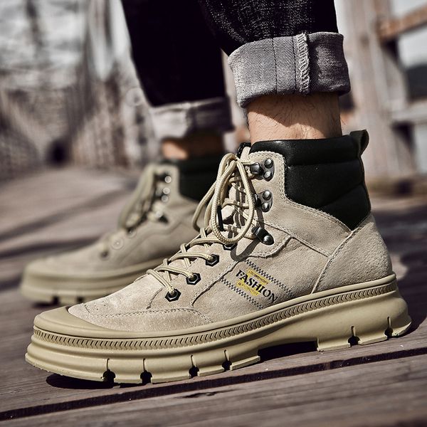ankle outdoor genuine leather tactical combat man fashion army hunting work for men shoes casual boots, Black
ankle outdoor genuine leather tactical combat man fashion army hunting work for men shoes casual boots, Black
