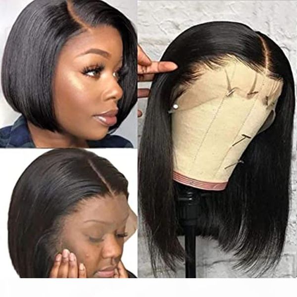 short bob wigs brazilian remy hair straight lace front human hair bob wigs for women 150% density pre plucked natural color, Black;brown
short bob wigs brazilian remy hair straight lace front human hair bob wigs for women 150% density pre plucked natural color, Black;brown