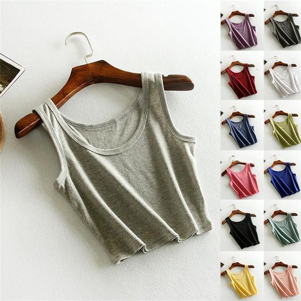 2021 summer new fashion women sleeveless t shirt solid tank short camisole vest crop beach summer tank jun25 wholesale, White
2021 summer new fashion women sleeveless t shirt solid tank short camisole vest crop beach summer tank jun25 wholesale, White