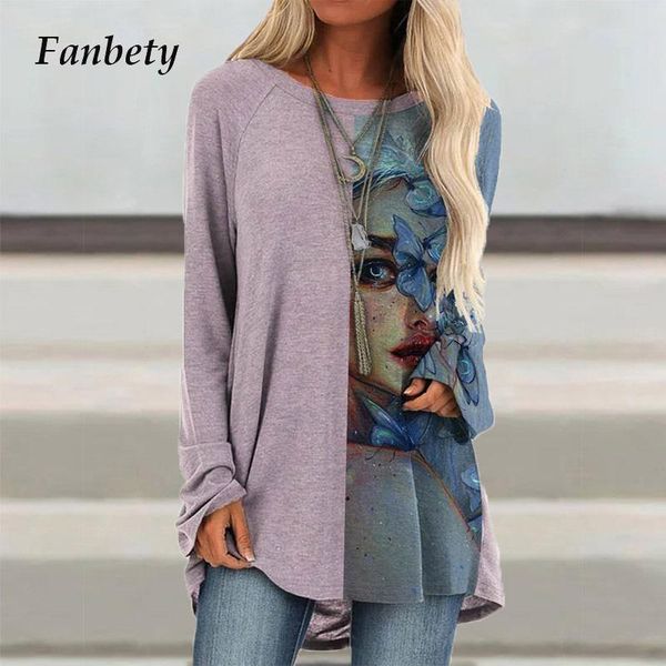 vintage cartoon girl printed long sleeve blouse shirt women casual o neck pullovers abstract face design female shirt blusa, White
vintage cartoon girl printed long sleeve blouse shirt women casual o neck pullovers abstract face design female shirt blusa, White