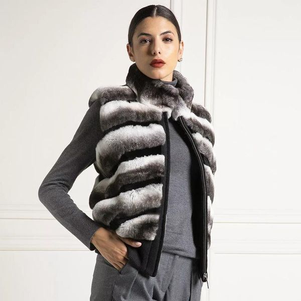 women's fur & faux tatyana furclub natural rex vest women winter real coat with collar thick warm genuine leather sleeveless jackets, Black
women's fur & faux tatyana furclub natural rex vest women winter real coat with collar thick warm genuine leather sleeveless jackets, Black