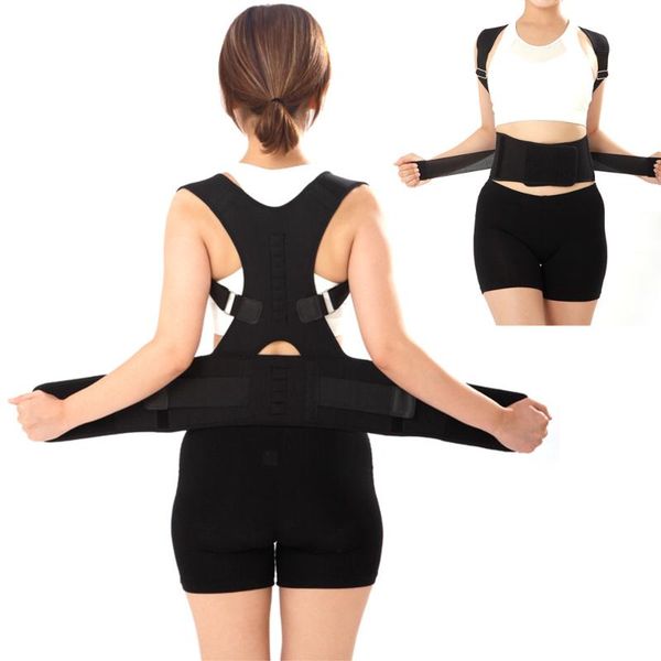 men women brace support belt adjustable back posture corrector clavicle spine back shoulder lumbar posture correction belt, Black;blue
men women brace support belt adjustable back posture corrector clavicle spine back shoulder lumbar posture correction belt, Black;blue