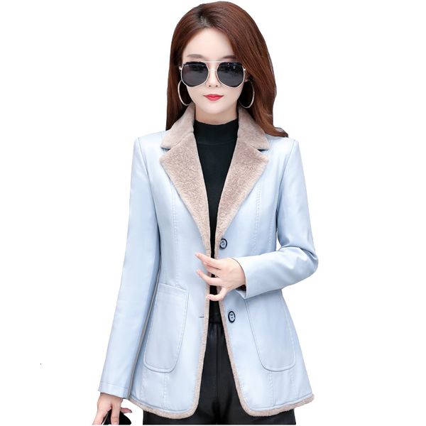 2021 new autumn all-in-one female leather short korean thin size suit plus velvet jacket, Black
2021 new autumn all-in-one female leather short korean thin size suit plus velvet jacket, Black