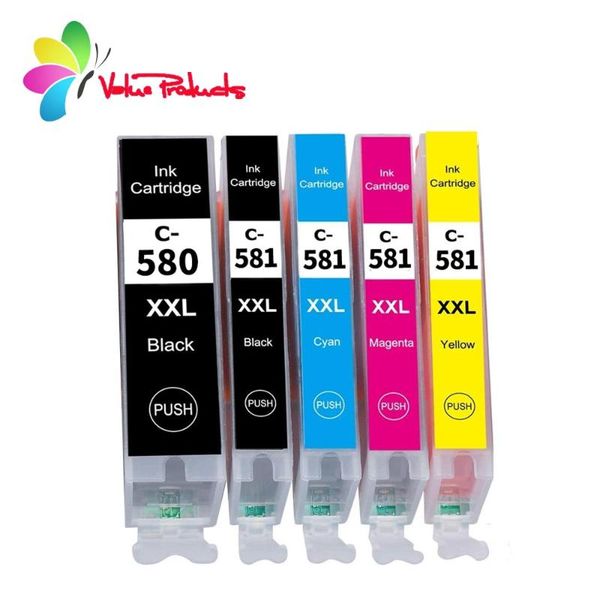580xxl 581xxl ink cartridge replacement for canon pgi-580xxl cli-581xxl pgi 580 xxl cli 581 xxl 5-pack pgbk/bk/c/m/y
580xxl 581xxl ink cartridge replacement for canon pgi-580xxl cli-581xxl pgi 580 xxl cli 581 xxl 5-pack pgbk/bk/c/m/y