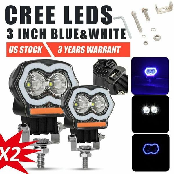 pair 3 inch blue & white led work light projector halo ring drl spotlight offroad atv 4wd driving lamp1
pair 3 inch blue & white led work light projector halo ring drl spotlight offroad atv 4wd driving lamp1