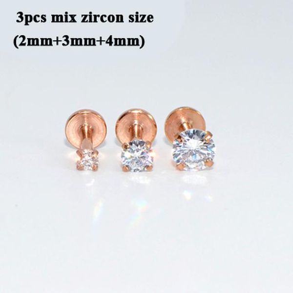 3pcs mix size internally threaded prong round opal zircon labret stud ear tragus cartilage earring lip ring piercing jewelry q sqcwzd, Silver
3pcs mix size internally threaded prong round opal zircon labret stud ear tragus cartilage earring lip ring piercing jewelry q sqcwzd, Silver