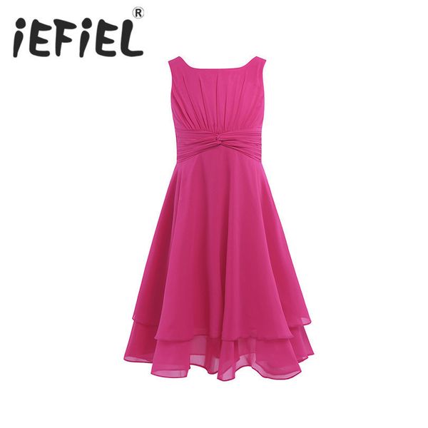 iefiel girls chiffon knotted waist and ruched flower girl dress princess pageant wedding bridesmaid birthday party summer dress t200709, Red;yellow
iefiel girls chiffon knotted waist and ruched flower girl dress princess pageant wedding bridesmaid birthday party summer dress t200709, Red;yellow