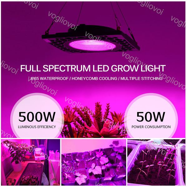 Grow Light 50W COB Aluminium 400NM~830NM Full Spectrum High Luminous Efficiency Phyto Lamps For Indoor Plant Seedling Flower DHL
Grow Light 50W COB Aluminium 400NM~830NM Full Spectrum High Luminous Efficiency Phyto Lamps For Indoor Plant Seedling Flower DHL