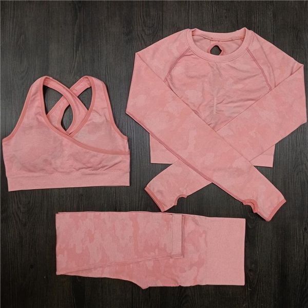 yoga outfits 3pcs/set camouflage set women seamless fitness bra sports high waist gym camo leggings pants suits workout, White;red
yoga outfits 3pcs/set camouflage set women seamless fitness bra sports high waist gym camo leggings pants suits workout, White;red