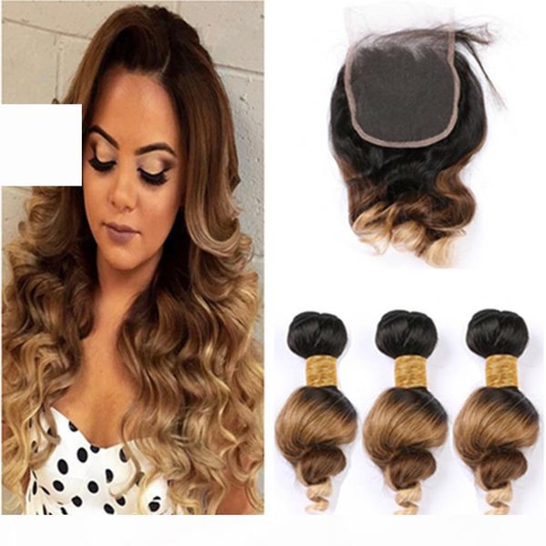 #1b 4 27 ombre loose wave peruvian human hair bundles with closure 3tone lace closure 4x4 with weaves honey blonde ombre hair wefts, Black
#1b 4 27 ombre loose wave peruvian human hair bundles with closure 3tone lace closure 4x4 with weaves honey blonde ombre hair wefts, Black