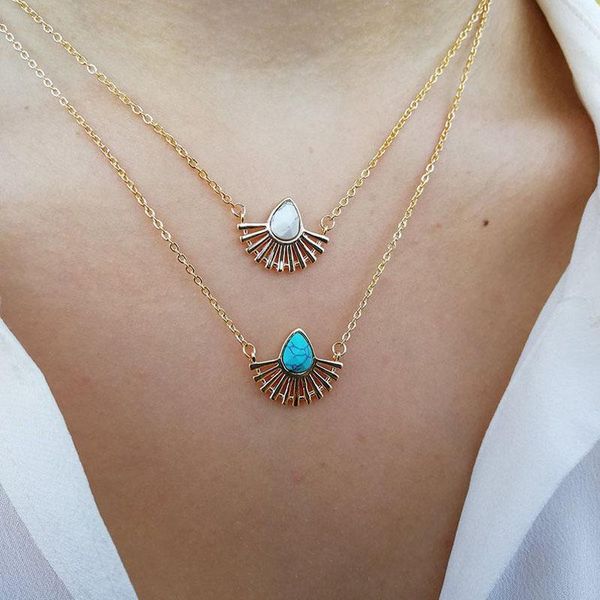 v attract stainless steel ketting natural stone choker 2020 bff jewelry gold teardrop pendant necklace sector boho bijoux, Silver
v attract stainless steel ketting natural stone choker 2020 bff jewelry gold teardrop pendant necklace sector boho bijoux, Silver