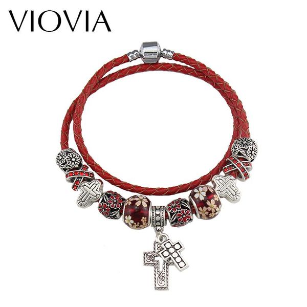 charm bracelets viovia luxury flower crystal beads leather bracelet for women fashion diy jewelry fit pulseras gfit b15399, Golden;silver
charm bracelets viovia luxury flower crystal beads leather bracelet for women fashion diy jewelry fit pulseras gfit b15399, Golden;silver