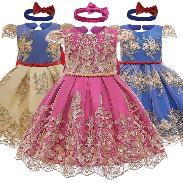 girls summer baby girl dress embroidery palace style birthday party dress elegant princess dress send headband children clothing 1027, Red;yellow
girls summer baby girl dress embroidery palace style birthday party dress elegant princess dress send headband children clothing 1027, Red;yellow