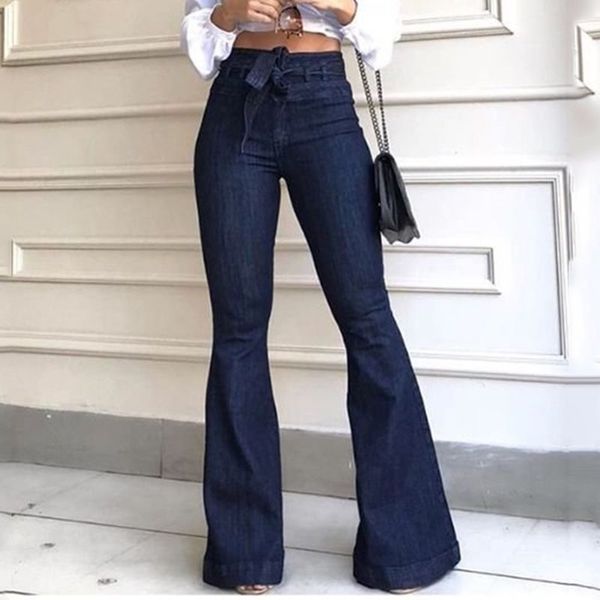 women jeans high waist denim flare pants streetwear dark blue skinny vintage flared trousers ladies bell bottom jeans fall y200417
women jeans high waist denim flare pants streetwear dark blue skinny vintage flared trousers ladies bell bottom jeans fall y200417