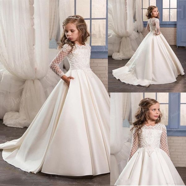 princess lace stain flower girl dresses for wedding sheer long sleeves first communion birthday party pageant girls dresses1, Red;yellow
princess lace stain flower girl dresses for wedding sheer long sleeves first communion birthday party pageant girls dresses1, Red;yellow