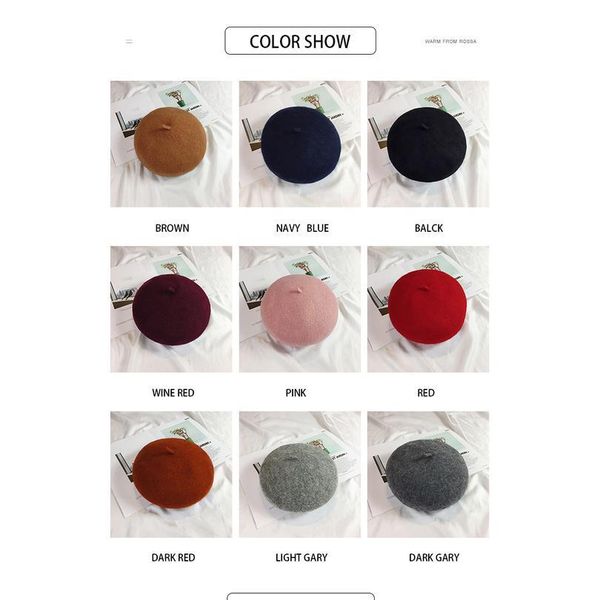 women warm wool winter beanie hat beret cap girl vintage plain beret hats female solid color elegant lady winter bea jllupr
women warm wool winter beanie hat beret cap girl vintage plain beret hats female solid color elegant lady winter bea jllupr
