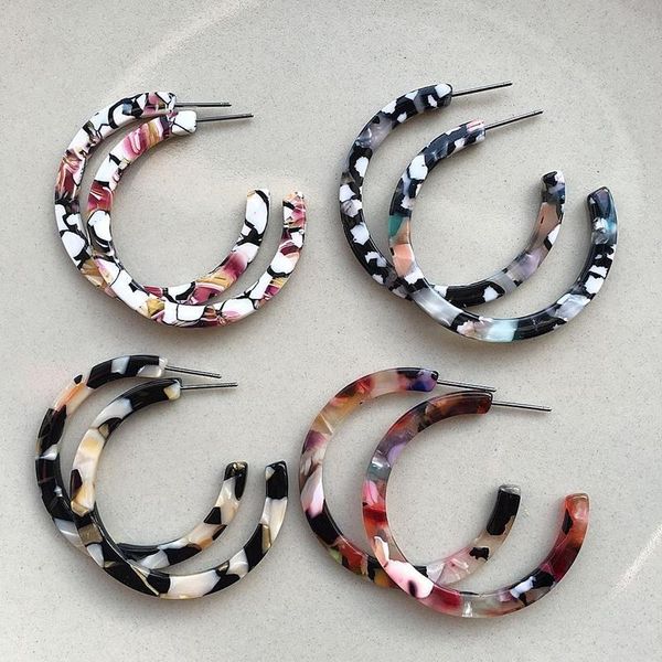 ujbox new japanese korean acetate earrings women thin big acetic acid hoop earrings factory wholesale, Golden;silver
ujbox new japanese korean acetate earrings women thin big acetic acid hoop earrings factory wholesale, Golden;silver