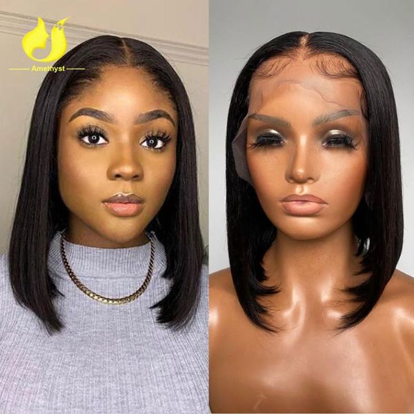 lace wigs amethyst silk front short bob 150density human hair natural color cut brazilian remy glueless, Black;brown
lace wigs amethyst silk front short bob 150density human hair natural color cut brazilian remy glueless, Black;brown