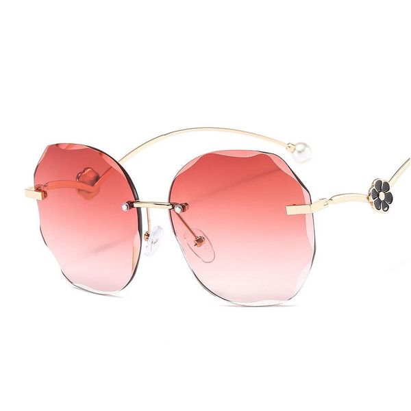 sunglasses veshion round rimless luxury pearl petal men women fashion shades uv400 vintage glasses, White;black
sunglasses veshion round rimless luxury pearl petal men women fashion shades uv400 vintage glasses, White;black