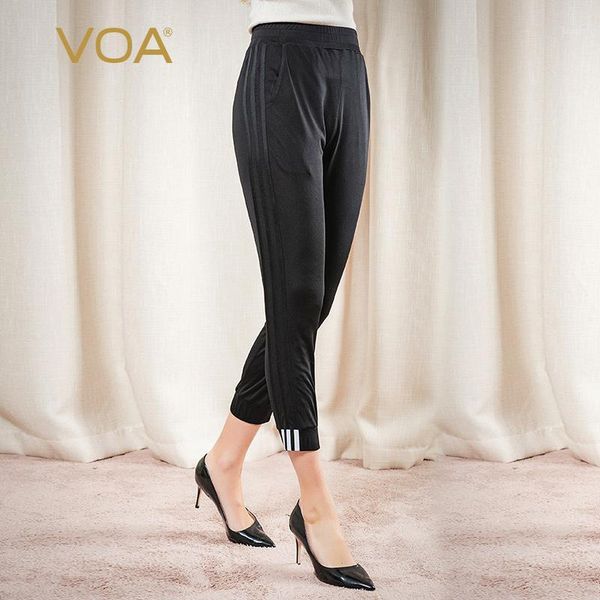 voa silk 33mm double-sided inkiness knitted tendon waist hugging pocket striped mosaic outdoor leisure sports pants k13301, Black;white
voa silk 33mm double-sided inkiness knitted tendon waist hugging pocket striped mosaic outdoor leisure sports pants k13301, Black;white