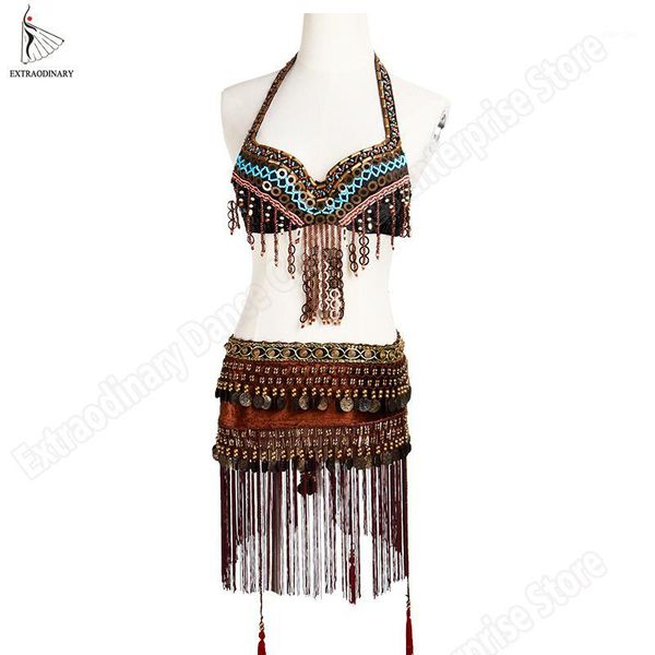 new belly dance tribe bra hip scarf costume ats tribe stage performance gypsy accessory belt beads coin tassels 2pcs1, Black;red
new belly dance tribe bra hip scarf costume ats tribe stage performance gypsy accessory belt beads coin tassels 2pcs1, Black;red