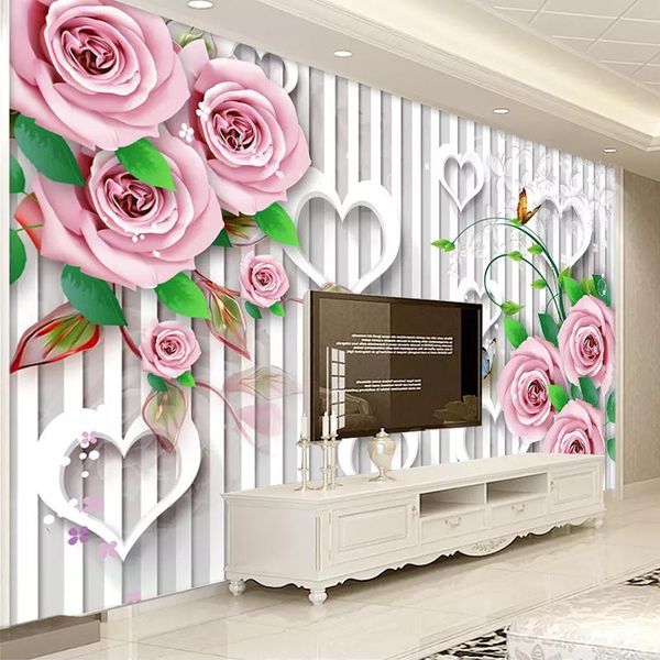modern creative 3d love roses murals wallpaper living room tv sofa background wall cloth eco-friendly abstract papel de parede
modern creative 3d love roses murals wallpaper living room tv sofa background wall cloth eco-friendly abstract papel de parede