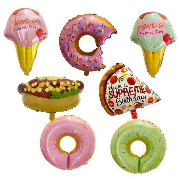 1pc balloon donuts lollipop hamburger ice cream dog birthday party wedding balloons decoration doughnut helium balls
1pc balloon donuts lollipop hamburger ice cream dog birthday party wedding balloons decoration doughnut helium balls