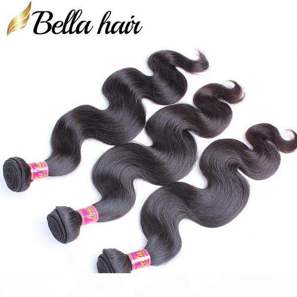 bellahair 100% brazilian hair extensions virgin hair weaves 3pcs lot human hair bundles body wave drop shipping, Black
bellahair 100% brazilian hair extensions virgin hair weaves 3pcs lot human hair bundles body wave drop shipping, Black