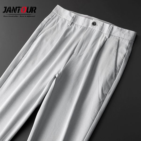 jantour brand men pants casual classics fashion cotton male trousers grey business formal full length mens pants c1018, Black
jantour brand men pants casual classics fashion cotton male trousers grey business formal full length mens pants c1018, Black