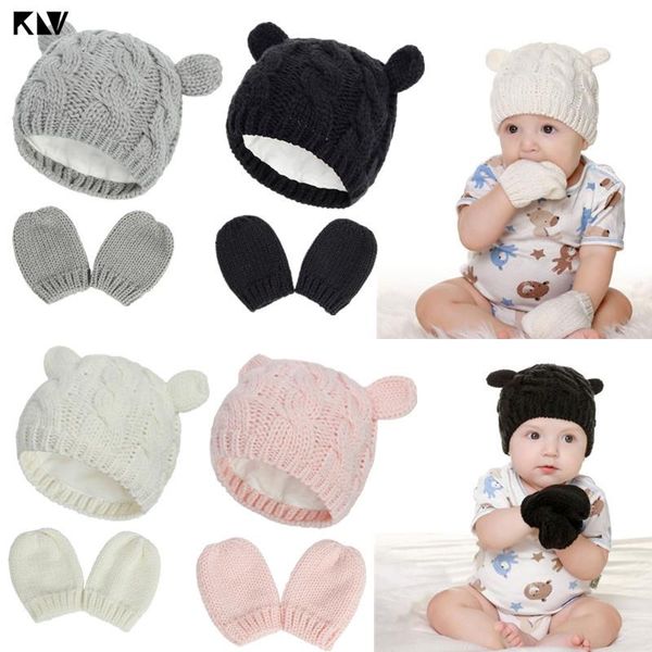 hair accessories winter cotton baby hat and mittens set kids knitted beanie cap warm boys girls double pompom hats gloves infant bonnet, Slivery;white
hair accessories winter cotton baby hat and mittens set kids knitted beanie cap warm boys girls double pompom hats gloves infant bonnet, Slivery;white