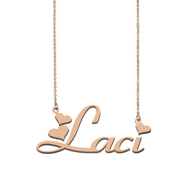 laci name necklaces pendant custom personalized for women girls children friends mothers gifts 18k gold plated stainless steel, Silver
laci name necklaces pendant custom personalized for women girls children friends mothers gifts 18k gold plated stainless steel, Silver
