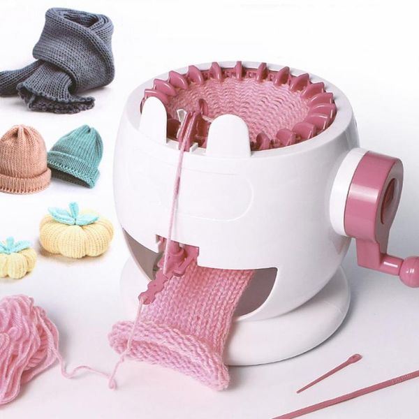 3 styles diy plastic hand knitting sewing machine for scraf hat children kid weaving toy sewing accessories (22 needles, Black
3 styles diy plastic hand knitting sewing machine for scraf hat children kid weaving toy sewing accessories (22 needles, Black