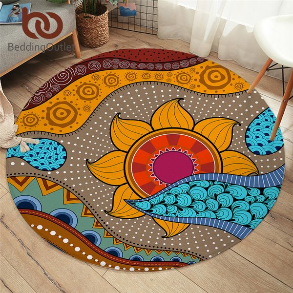 beddingoutlet tribal african round carpet ethnic flower carpet for bedroom floral sun living room carpet retro style
beddingoutlet tribal african round carpet ethnic flower carpet for bedroom floral sun living room carpet retro style