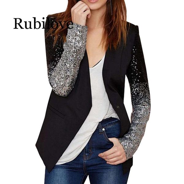 black silver sequins jackets women cardigan coat long sleeve slim fit jacket for office lady, Black;brown
black silver sequins jackets women cardigan coat long sleeve slim fit jacket for office lady, Black;brown