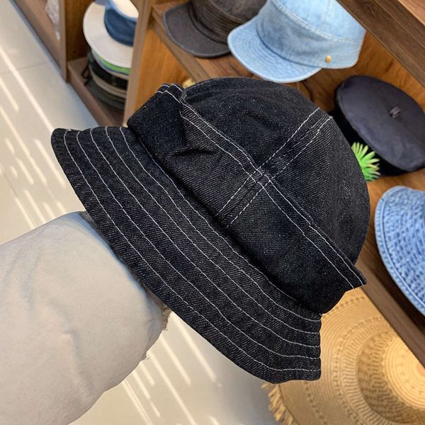 spring wash denim korean canvas fisherman's hat art cute net red pure color travel decoration, Blue;gray
spring wash denim korean canvas fisherman's hat art cute net red pure color travel decoration, Blue;gray