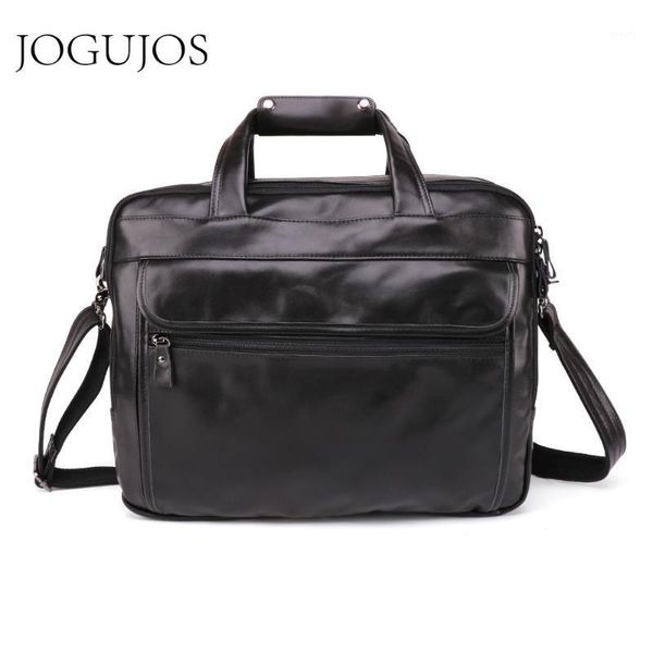 jogujos men's briefcases genuine leather 15.6"lapbriefcase luxury designer shoulder messenger bag male business travel bag1
jogujos men's briefcases genuine leather 15.6"lapbriefcase luxury designer shoulder messenger bag male business travel bag1